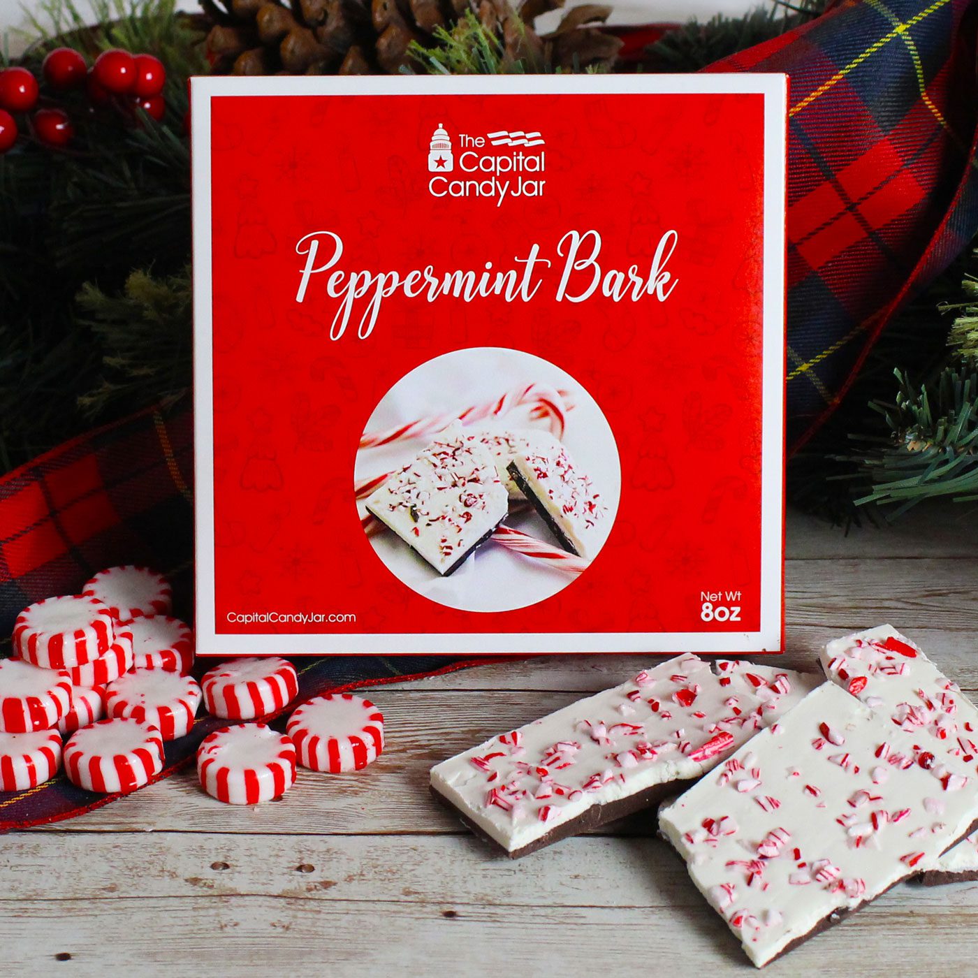 Bark-Peppermint (8oz Box)