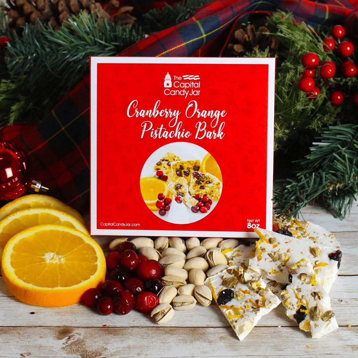 Bark-Cranberry Orange Pistachio (8oz Box)