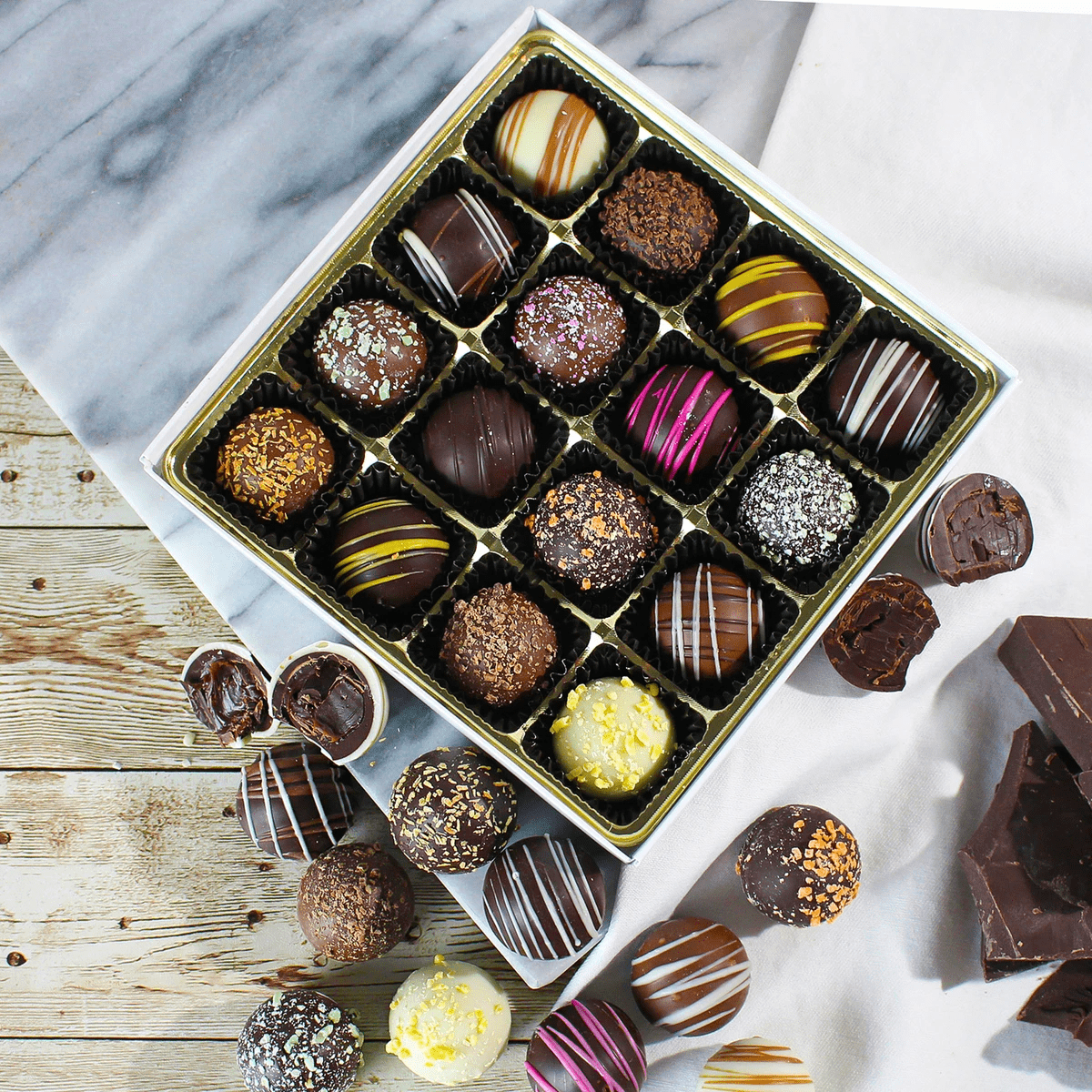 Truffle Gift Box-Assorted Flavors (8oz)